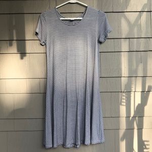 Striped t-shirt dress!